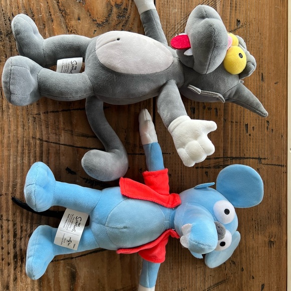 Simpsons Itchy and Scratchy plush - Picture 2 of 11
